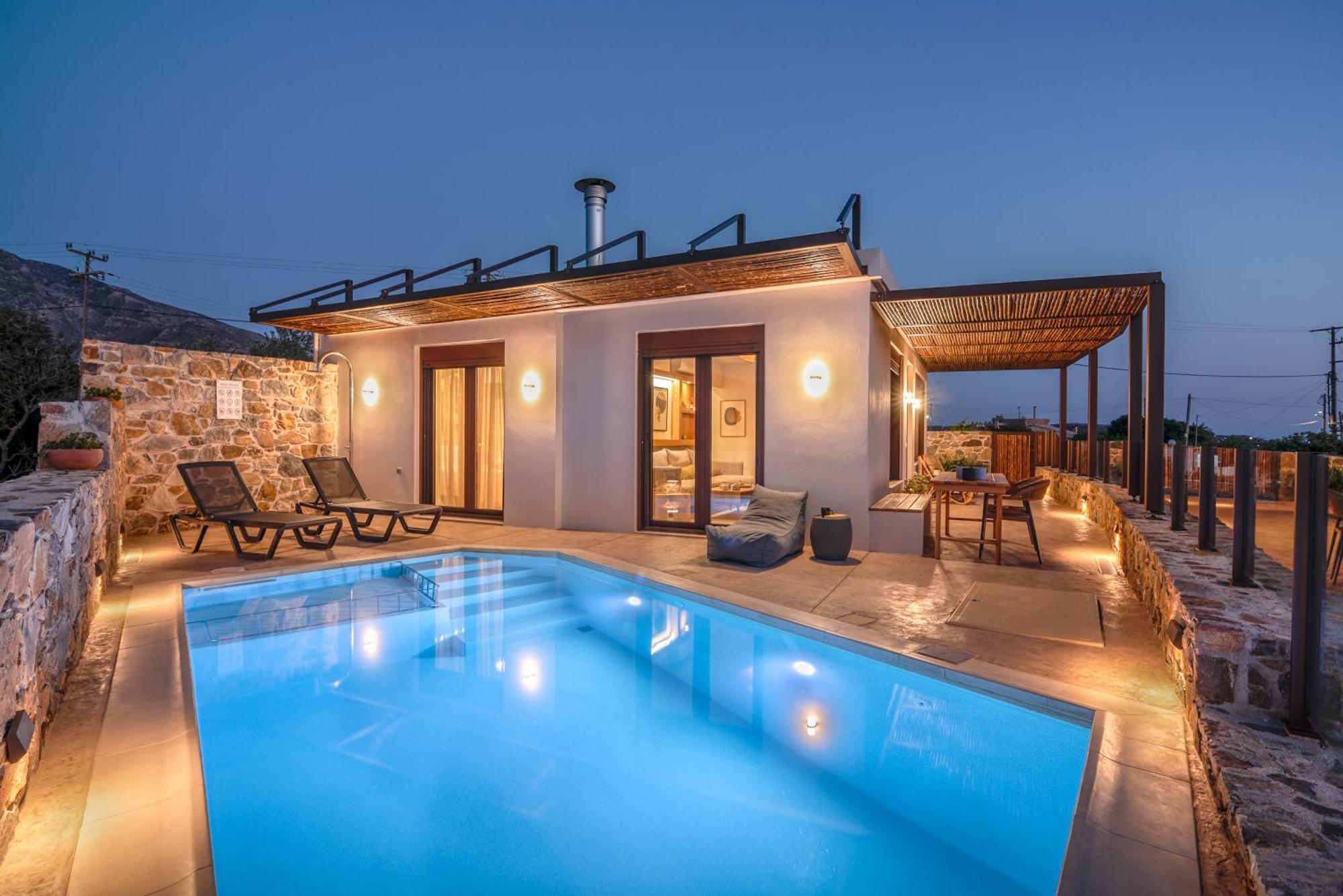 Villa Sia Elafonisi Pool House Esterno foto