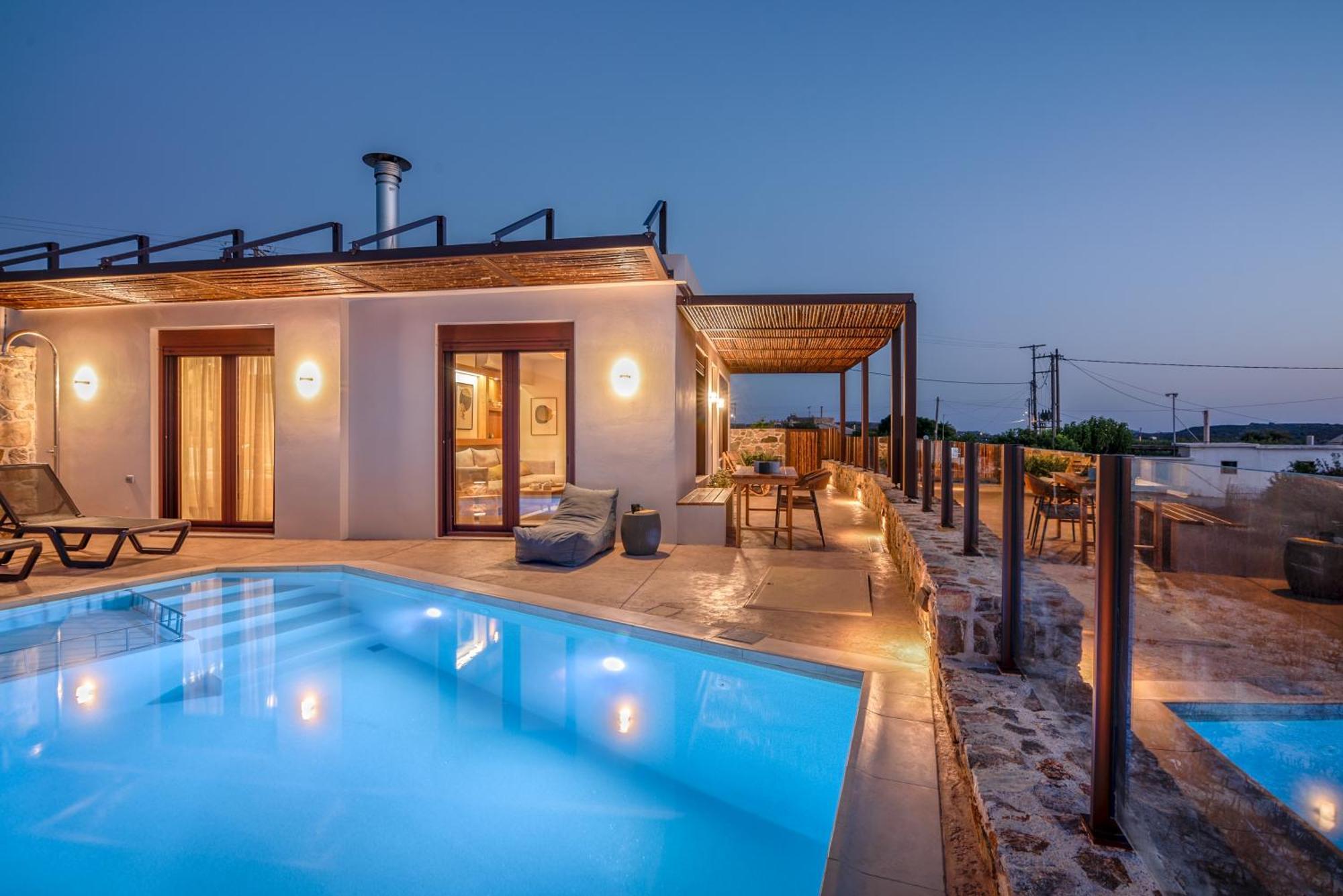 Villa Sia Elafonisi Pool House Esterno foto